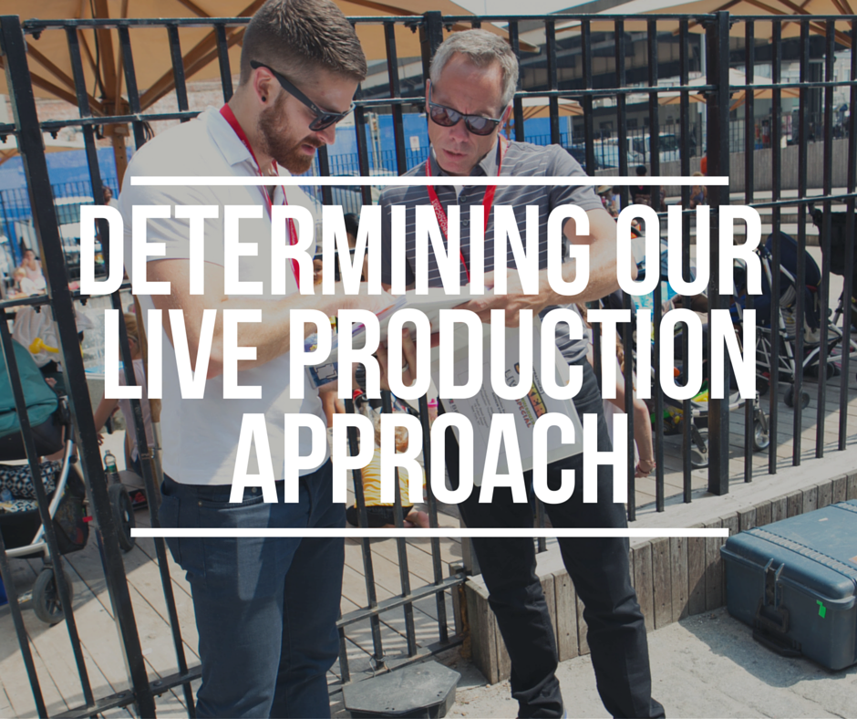 Determining Our Live Production Approach