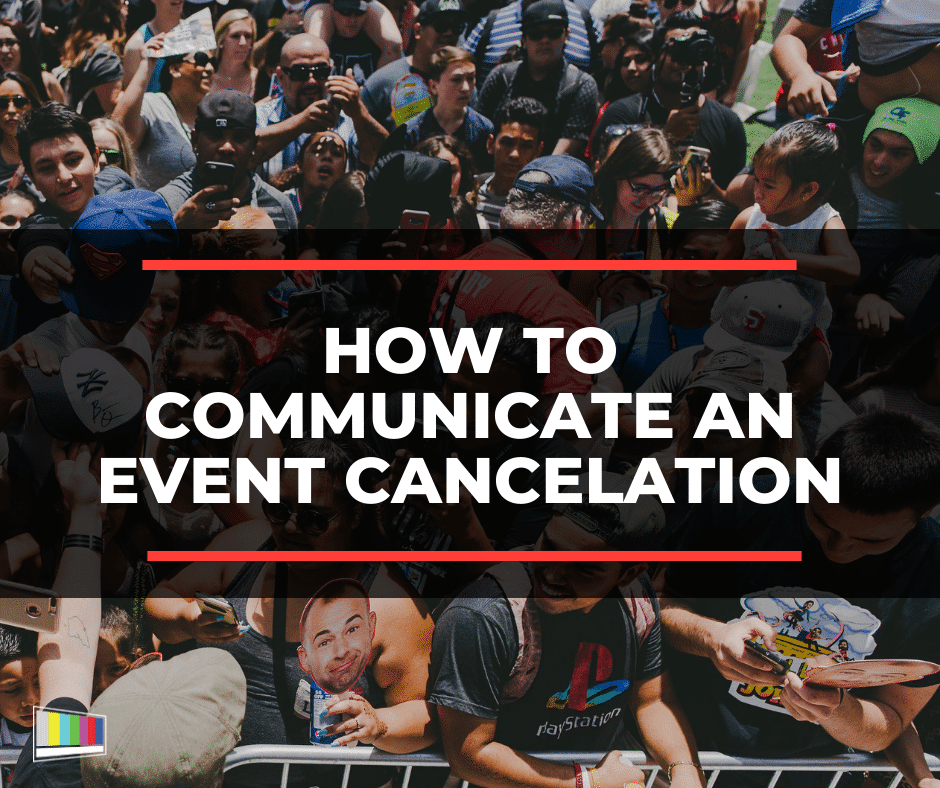 Event Cancellation Communication