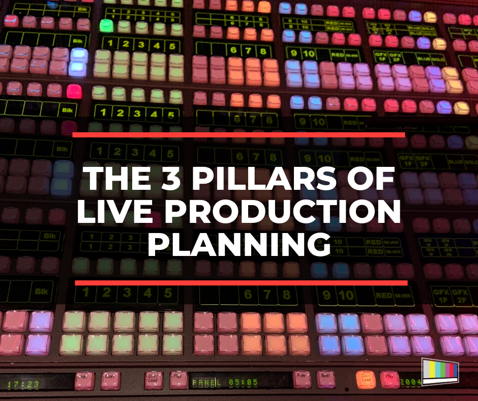 The 3 Pillars Of Live Production Planning