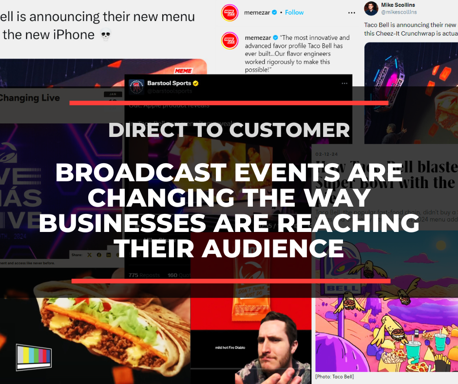 Direct To Customer Broadcast Events Are Changing The Way Businesses Are Reaching Their Audience